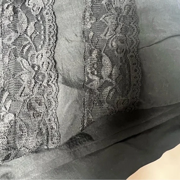 Anthropologie Pieced Black Lace Joggers Size S NWT - Picture 16 of 16